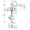 Mitigeur de cuisine GROHE StartLoop - Chromé - Bec haut en C - Mousse