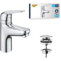 Mitigeur monocommande - GROHE - 24319001 - Lavabo Swift - Avec sécuri