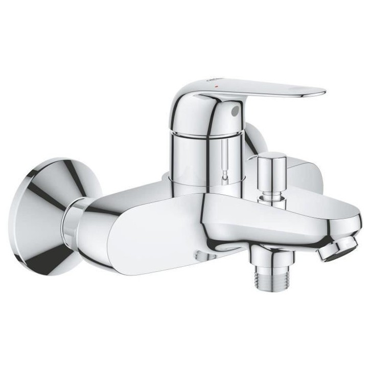 Mitigeur monocommande bain/douche - GROHE Swift - 24335001 - Chromé - Montage mural apparent Mitigeur monocommande bain/douche - GROHE Swift - 24335001 - Chromé - Montage mural apparent