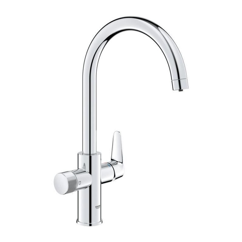 Robinet filtrant de cuisine - Chromé - Filtration de l'eau - Bec haut Robinet filtrant de cuisine - Chromé - Filtration de l'eau - Bec haut