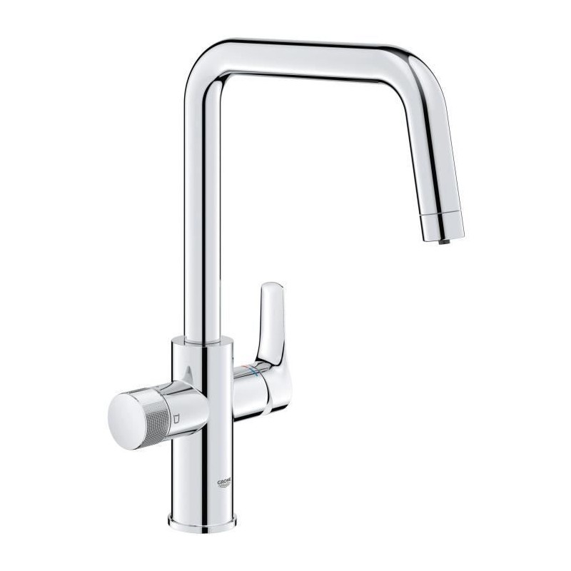 Robinet filtrant de cuisine - Chromé - Filtration de l'eau - Bec haut Robinet filtrant de cuisine - Chromé - Filtration de l'eau - Bec haut