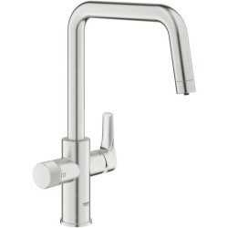 Robinet filtrant de cuisine - Supersteel - Filtration de l'eau - Bec h
