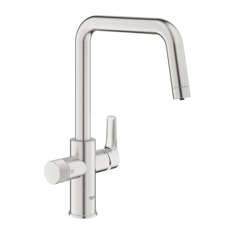 Robinet filtrant de cuisine - Supersteel - Filtration de l'eau - Bec h Robinet filtrant de cuisine - Supersteel - Filtration de l'eau - Bec h
