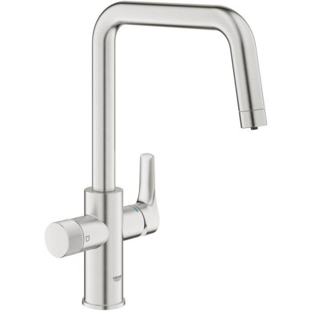 Robinet filtrant de cuisine - Supersteel - Filtration de l'eau - Bec h