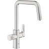 Robinet filtrant de cuisine - Supersteel - Filtration de l'eau - Bec h