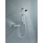 Ensemble de douche avec mitigeur thermostatique, pommeau 3 jets, barre 60cm et flexible - GROHE 34237003 - Economie d'eau - Chro