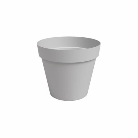 ARTEVASI Pot de fleur CAPRI - 40 ma - Gris clair - L40 x P40 x H34,7 c