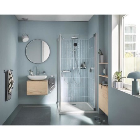 Colonne de douche avec inverseur manuel - Economie d'eau - GROHE Vitalio Comfort 250 - Chromé - 26986001