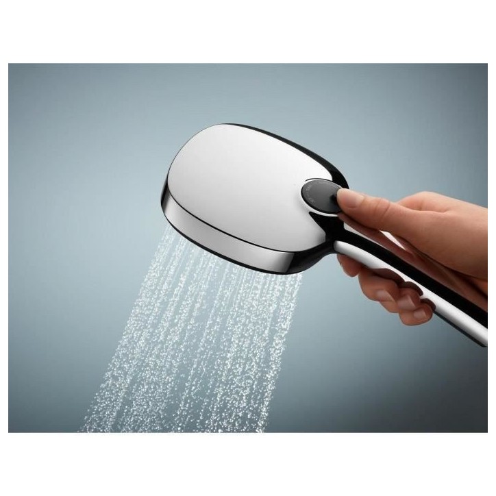 Pommeau de douche - GROHE Vitalio Comfort 110 26925001 - 2 jets (Pluie/Stimulant) - Sélection facile - Economie d'eau - Chromé