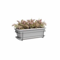ARTEVASI Jardiniere VENEZIA balcon KIT - 50 ma - Gris clair 50 x 29 x