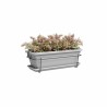 ARTEVASI Jardiniere VENEZIA balcon KIT - 50 ma - Gris clair 50 x 29 x