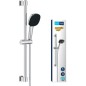 Ensemble de douche avec pommeau 3 jets, barre et flexible - GROHE Vitalio Comfort 110 26096001 - Sélection facile - Economie d'