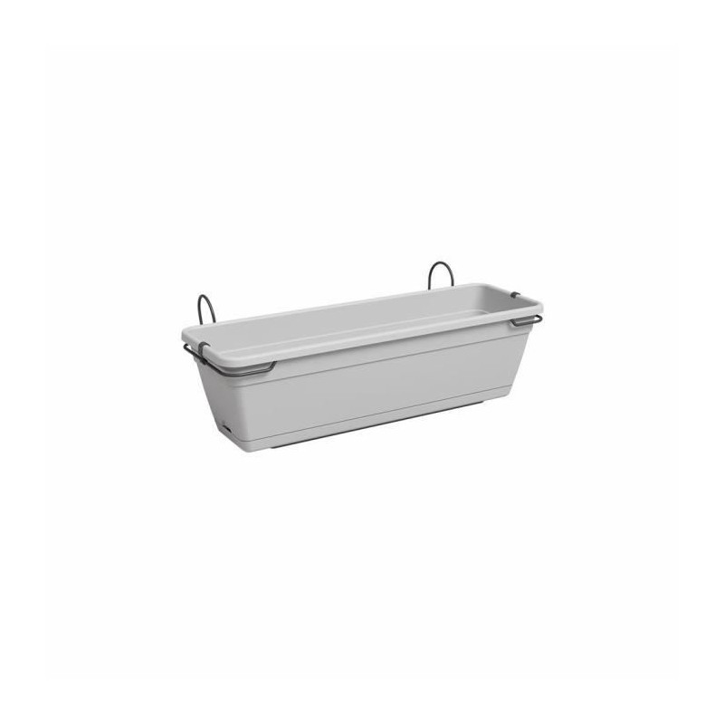 ARTEVASI Jardiniere VENEZIA RE KIT - 50 ma - Gris clair - L49 x P27,5 ARTEVASI Jardiniere VENEZIA RE KIT - 50 ma - Gris clair - L49 x P27,5