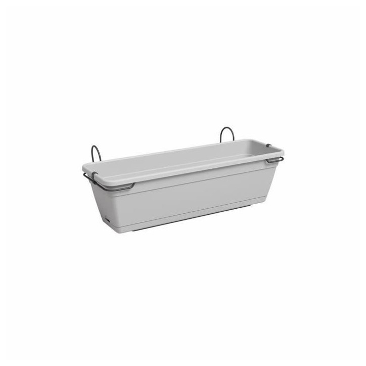 ARTEVASI Jardiniere VENEZIA RE KIT - 50 ma - Gris clair - L49 x P27,5 x H20 cm ARTEVASI Jardiniere VENEZIA RE KIT - 50 ma - Gris clair - L49 x P27,5 x H20 cm