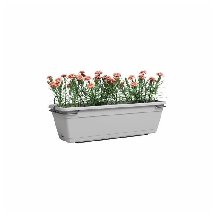 ARTEVASI Jardiniere VENEZIA RE KIT - 50 ma - Gris clair - L49 x P27,5 x H20 cm ARTEVASI Jardiniere VENEZIA RE KIT - 50 ma - Gris clair - L49 x P27,5 x H20 cm