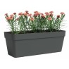 ARTEVASI Jardiniere - Plastique - Anthracite - Rectangulaire - L49,9 x