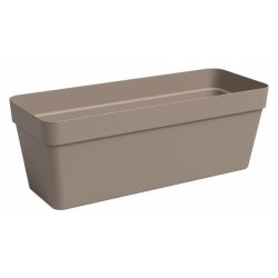 ARTEVASI Jardiniere - Plastique - Taupe - Rectangulaire - L49,9 x P20