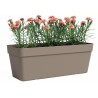 ARTEVASI Jardiniere - Plastique - Taupe - Rectangulaire - L49,9 x P20