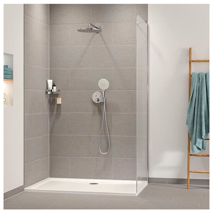 Ensemble de douche encastré - Tous les types de jets - Mitigeur thermostatique - GROHE - 34877000 - Gris Ensemble de douche encastré - Tous les types de jets - Mitigeur thermostatique - GROHE - 34877000 - Gris