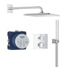 Ensemble de douche encastré - 1 jet - Mitigeur thermostatique - GROHE