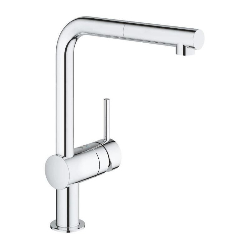 GROHE Mitigeur évier Minta 32168000 - Douchette extractible - Bec L - GROHE Mitigeur évier Minta 32168000 - Douchette extractible - Bec L -
