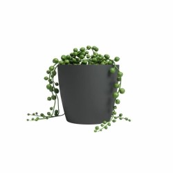 ARTEVASI Pot de fleur SAN REMO - 30 ma - Anthracite - 30x30x27,3 cm