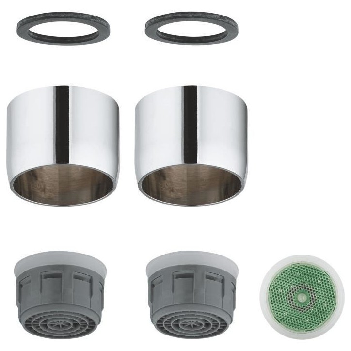 Mousseur économie d'eau - GROHE - 40527000 - Speed Clean - 5,7 L/min - Métal