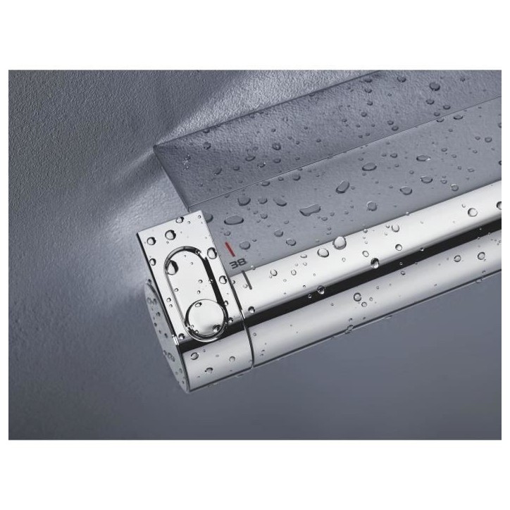 GROHE Mitigeur thermostatique douche ½ Grohtherm 2000 34469001 - Porte-savon - Limiteur de température - Economie d'eau - Chro GROHE Mitigeur thermostatique douche ½ Grohtherm 2000 34469001 - Porte-savon - Limiteur de température - Economie d'eau - Chro