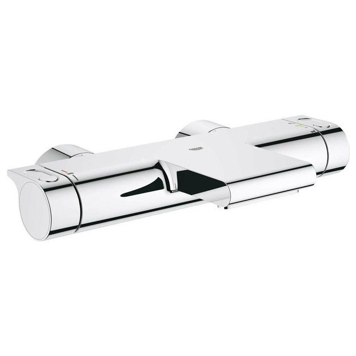 GROHE Mitigeur mural thermostatique bain/douche ½ Grohtherm 2000 34174001 - Jet cascade - Limiteur de température - Economie d GROHE Mitigeur mural thermostatique bain/douche ½ Grohtherm 2000 34174001 - Jet cascade - Limiteur de température - Economie d