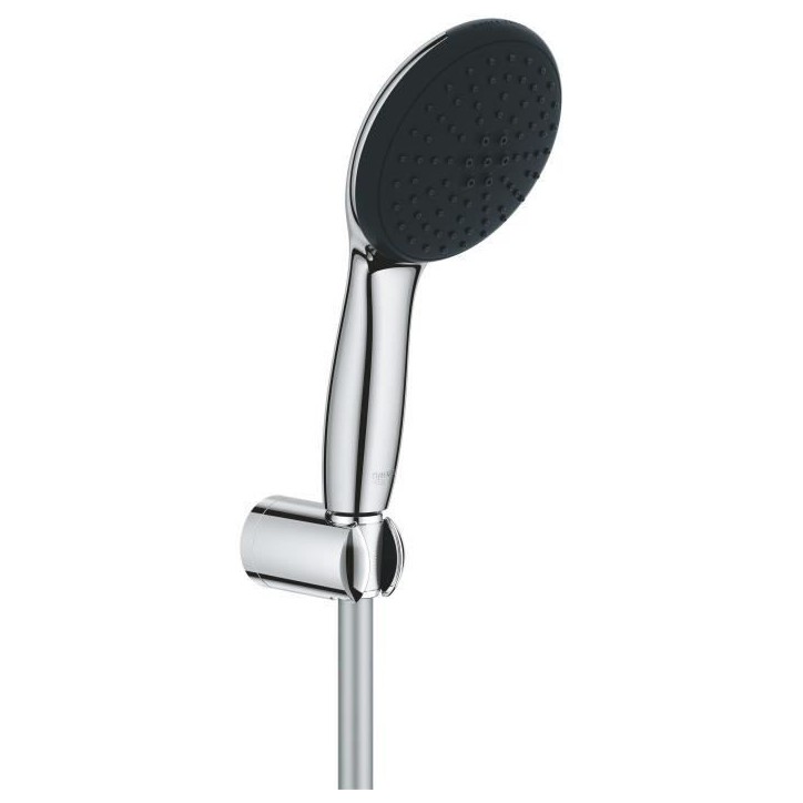 Ensemble de douche avec pommeau 2 jets, support et flexible - GROHE Vitalio Start 110 27950001 - Sélection facile - Economie d'