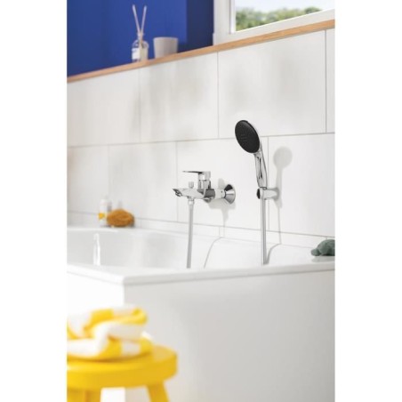 Ensemble de douche avec pommeau 2 jets, support et flexible - GROHE Vitalio Start 110 27950001 - Sélection facile - Economie d'