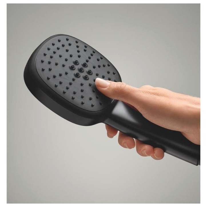 Pommeau de douche - GROHE Vitalio Comfort 110 263972431 - 2 jets (Pluie/Stimulant) - Sélection facile - Economie d'eau - Noir M Pommeau de douche - GROHE Vitalio Comfort 110 263972431 - 2 jets (Pluie/Stimulant) - Sélection facile - Economie d'eau - Noir M