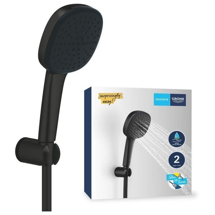 Ensemble de douche avec pommeau 2 jets, support et flexible - GROHE Vitalio Comfort 110 263992431 - Sélection facile -Economie Ensemble de douche avec pommeau 2 jets, support et flexible - GROHE Vitalio Comfort 110 263992431 - Sélection facile -Economie