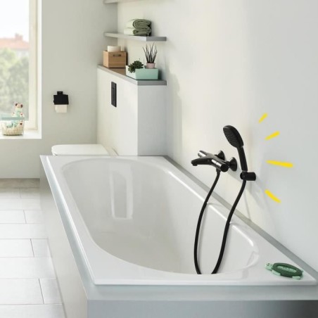 Ensemble de douche avec pommeau 2 jets, support et flexible - GROHE Vitalio Comfort 110 263992431 - Sélection facile -Economie