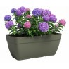 ARTEVASI Jardiniere - Plastique - Vert sec - Rectangulaire - L57,9 x P
