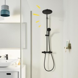 Colonne de douche avec mitigeur thermostatique - Economie d'eau - GROH