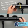 Colonne de douche avec mitigeur thermostatique - Economie d'eau - GROH