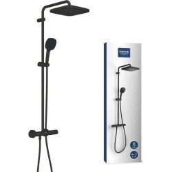 Colonne de douche avec mitigeur thermostatique - Economie d'eau - GROH