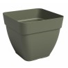 ARTEVASI Pot de fleur CAPRI CAMPANA - Carrée - Vert sec - L36,5 x P36