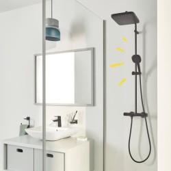 Colonne de douche avec mitigeur thermostatique - Economie d'eau - GROH
