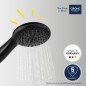 Pommeau de douche - GROHE Vitalio Start 110 279462431 - 2 jets (Pluie/Stimulant) - Economie d'eau - Procédé anti-calcaire - No Pommeau de douche - GROHE Vitalio Start 110 279462431 - 2 jets (Pluie/Stimulant) - Economie d'eau - Procédé anti-calcaire - No