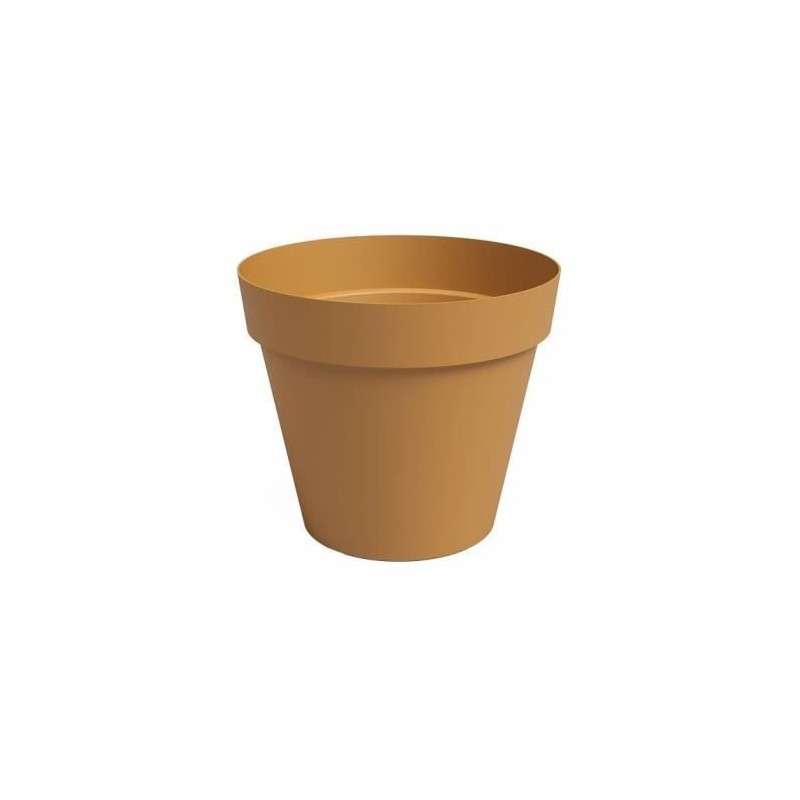 ARTEVASI Pot de fleur CAPRI - 40 ma - Jaune miel - L40 x P40 x H34,7 c ARTEVASI Pot de fleur CAPRI - 40 ma - Jaune miel - L40 x P40 x H34,7 c