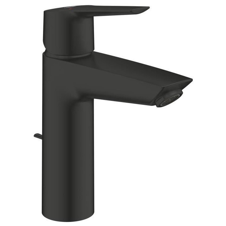 Mitigeur monocommande lavabo - GROHE Start - 234552432 - Noir mat - Taille M - Bec moyen - Economie d'eau - Tirette et vidage Mitigeur monocommande lavabo - GROHE Start - 234552432 - Noir mat - Taille M - Bec moyen - Economie d'eau - Tirette et vidage