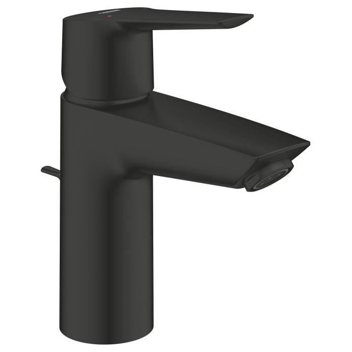 Mitigeur monocommande lavabo - GROHE Start - 242092432 - Noir mat - Taille S - Economie d'eau - Tirette et vidage Mitigeur monocommande lavabo - GROHE Start - 242092432 - Noir mat - Taille S - Economie d'eau - Tirette et vidage