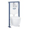 Pack Bâti support 5 en 1 - GROHE - Blanc - 1.13 m - Céramique - Plaq