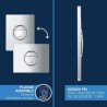 Pack Bâti support 5 en 1 - GROHE - Blanc - 1.13 m - Céramique - Plaq