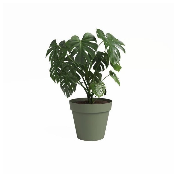 ARTEVASI Pot de fleur CAPRI - 40 ma - Vert cendré - L40 x P40 x H34,7 cm ARTEVASI Pot de fleur CAPRI - 40 ma - Vert cendré - L40 x P40 x H34,7 cm