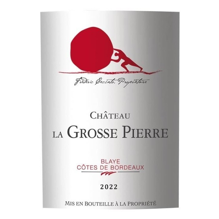 Château La Grosse Pierre 2022 Blaye Côtes de Bordeaux - Vin rouge de Bordeaux