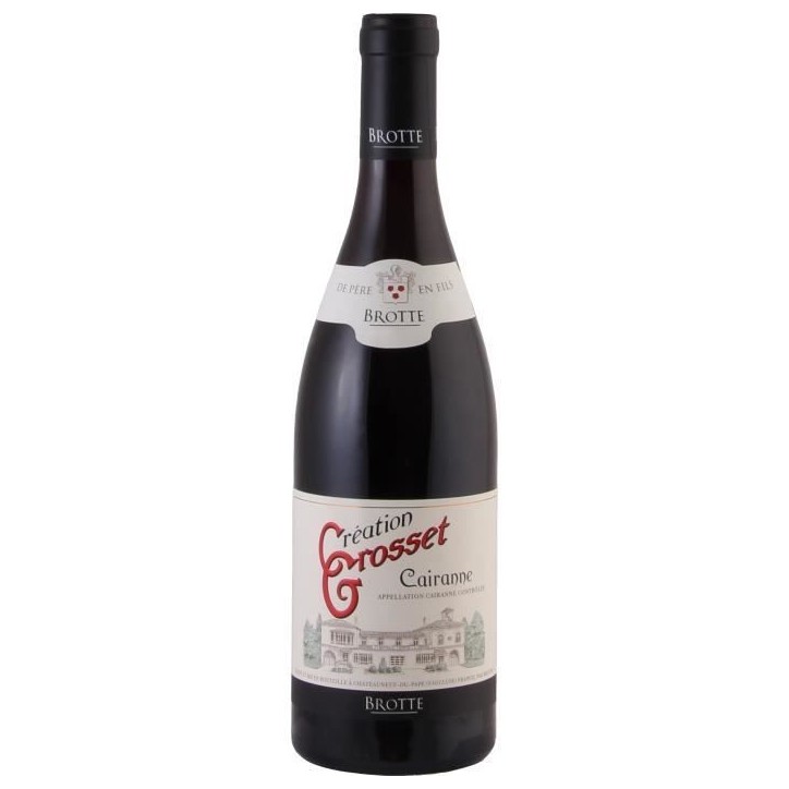 BROTTE Création Grosset 2021 Cairanne - Vin rouge de la Vallée du Rhône