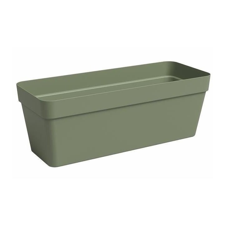 ARTEVASI Jardiniere - Plastique - Vert Cendre - Rectangulaire - L49,9 x P20 x H18,1cm ARTEVASI Jardiniere - Plastique - Vert Cendre - Rectangulaire - L49,9 x P20 x H18,1cm